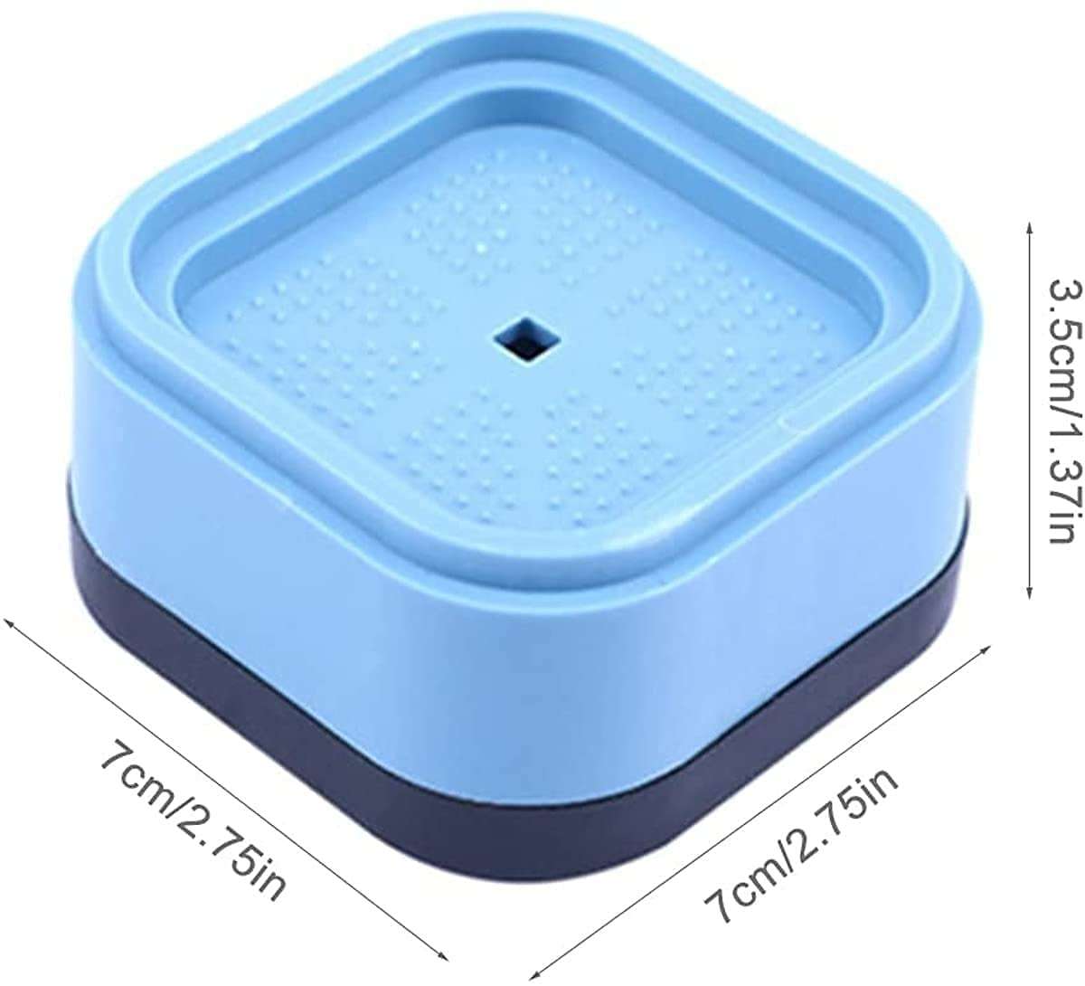 Raxon Innovation Shock & Noise Cancelling Washing Machine Support/Washing Machine Stabilizer - Washer Vibration Pads/Anti-Slip Anti-Vibration Washing Machine Feet Pads/Blue/ [Pack of 1] 4