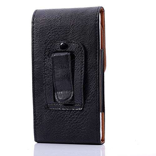 GUOQING Phone Belt Clips for Samsung A10S,A20,A30s,A50s,A51 5G,A60 Leather Belt Cell Phone Holster, Waist Pack Belt Case with Clip,Carry Case for iPhone 11 Pro Max,XS Max,6s Plus 2