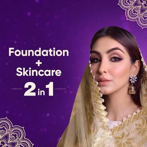 Rania CC Cream SPF50PA++IR with Vitamin C,24K Gold|Tinted moisturizer|Foundation & skincare|Lightweight|9-5 long lasting |Natural makeup look,25g 3