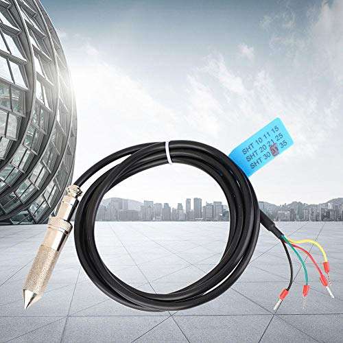 Yanmis Sensor Meter, Soil Moisture Sensor Probe Digital Low Consumption Soil Temperature Humidity Sensor for HVAC,Weather Station,Warehouse,Construction Site(FS200-SHT20) 3