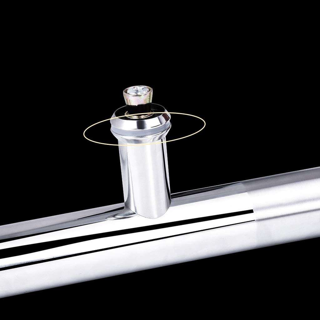 KFDQ Outdoor Indoor Universal Stair Handrail,Brushed Stainless Steel Glass Door Handle, Office Push-Pull Door Handle/Home House Wooden Door Handle, 7 Sizes,80×60cm 6