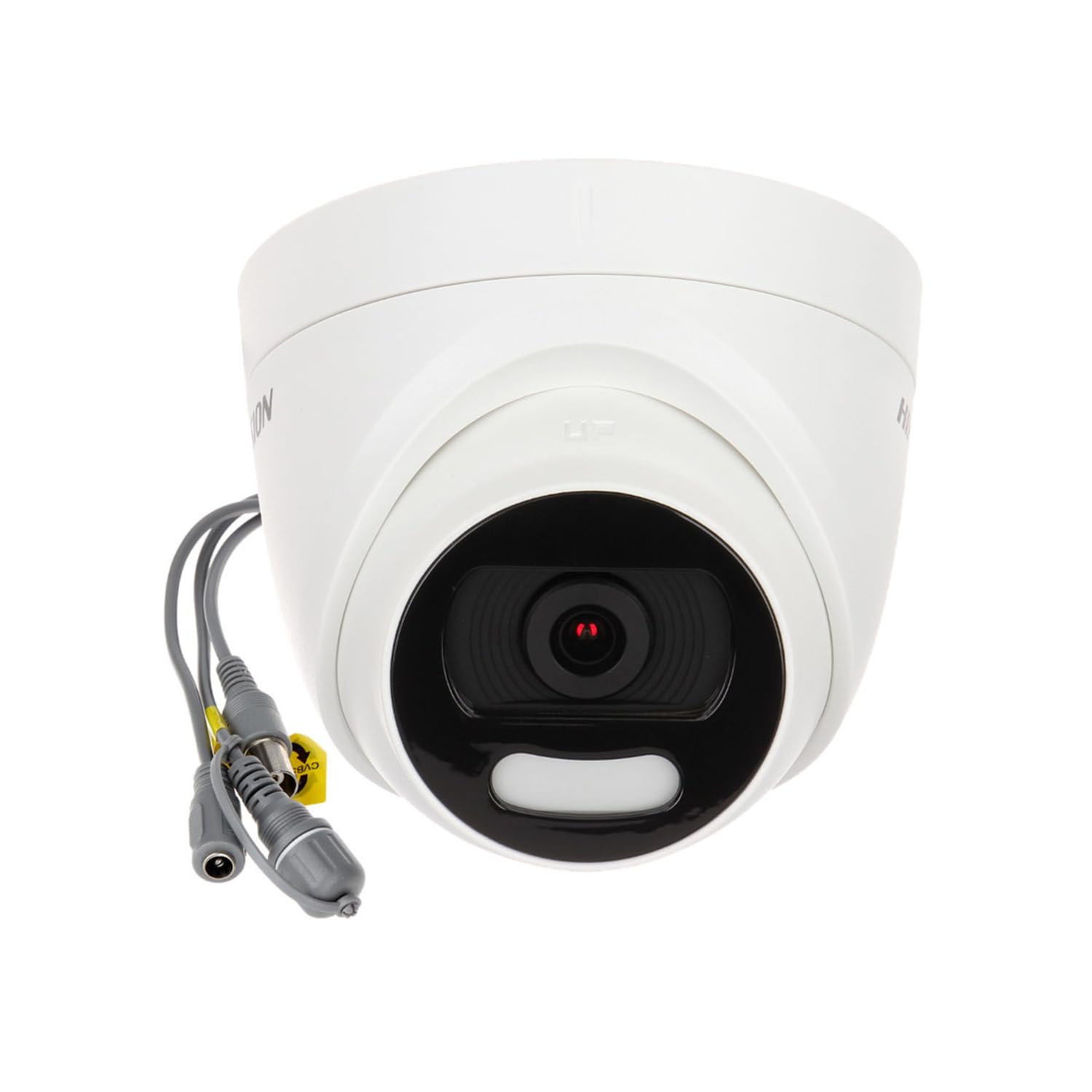 DS-2CE72HFT-F28 5MP Color-Vu Fixed Turret Camera, Analog BNC Security Camera, Turbo HD Dome, 4 in 1 TVI/CVI/AHD/CVBS, 2.8MM Lens, 130 dB WDR, 3D DNR, IP67 Rated