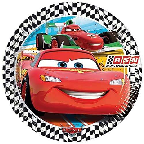 Disney Cars RSN 8pc Party Plates Paper
