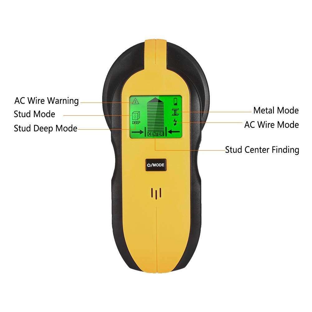 YYONGAO Metal Detector Wall Detector,TH250 LCD Backlight Digital Wall Detector Metal Wood Voltage Detecting Stud Analyzer 5