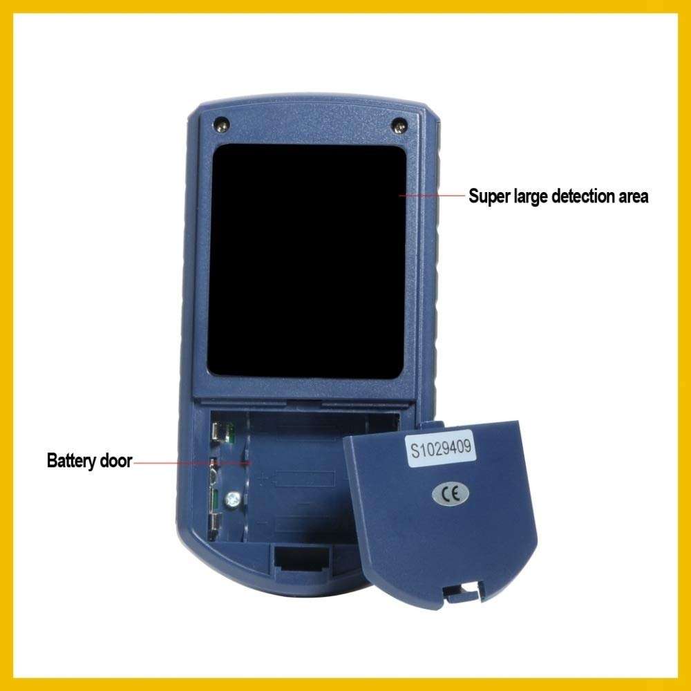 WZCUICAN Moisture Meters Inductive Wood Timber Moisture Meter Hygrometer Digital Electrical Tester Measuring Tool MD918 4~80% Electromanetic 5