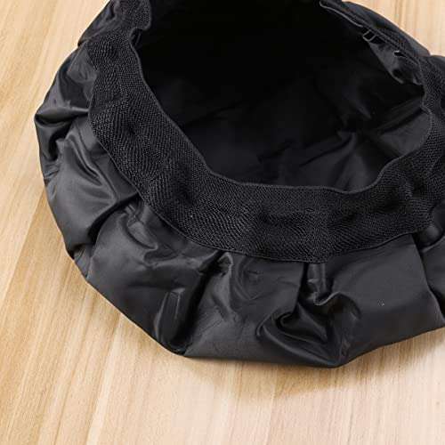 Healifty Thermal Hair Heat Heated Gel Microwavable Micro Hair Hair Thermal for Hair Styling (Black) 4