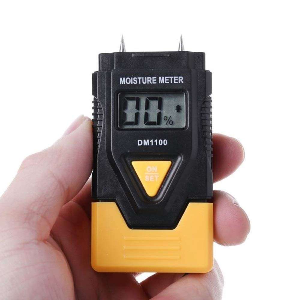 WZCUICAN Moisture Meters 3in1 Digital Wood Moisture Meter Sawn Timber Humidity Tester Thermometer 1