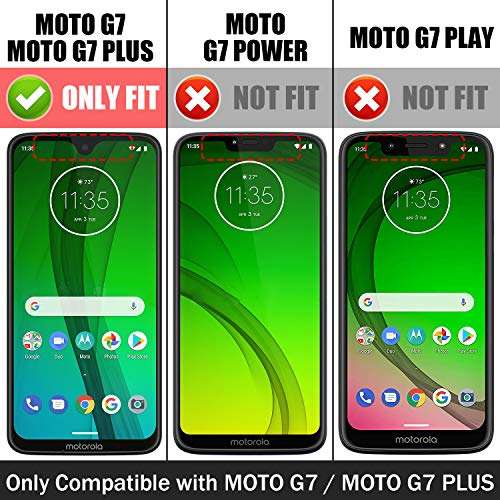 IPASON Moto G7 Case,Motorola G7 Case, Dual Layer Light Durable Scratch Anti Shockproof Protective Cover for Motorola Moto G7 - Navy Blue 2