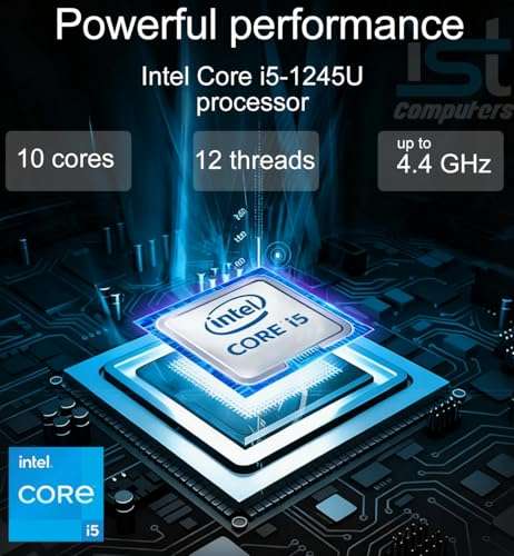 HP Elite C640 G3 Chromebook Plus (14" FHD, Intel i5-1245U vPro, 8GB RAM, 1TB SSD, 10-Core (>i7-1165G7)) Enterprise Laptop for Business, College, Backlit, Fingerprint, 2x Thunderbolt 4, Chrome OS 2