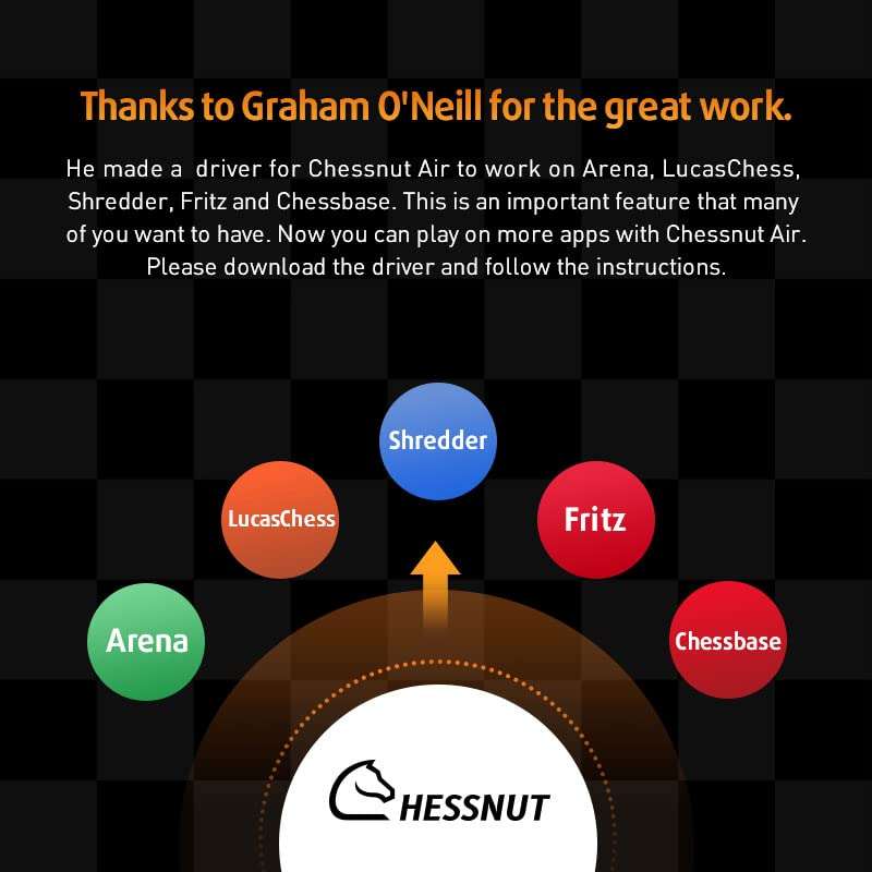 Chessnut Air Electronic Chess Set, A magnificently Handcrafted Wooden Chess Board with Extra Queens,LEDs, AI Adaptive Electronic Chess Set Game and App with Computer Chess Board 5