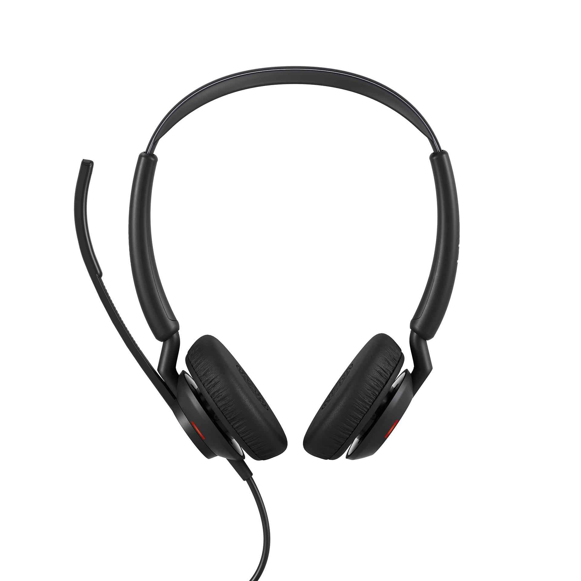 Jabra Engage 50 II Wired Stereo Headset with Noise-Cancelling 3-Mic Technology and USB-C Cable, Ultra-Lightweight - Works with All Leading Unified Communications Platforms such as Zoom & Unify - Black 5