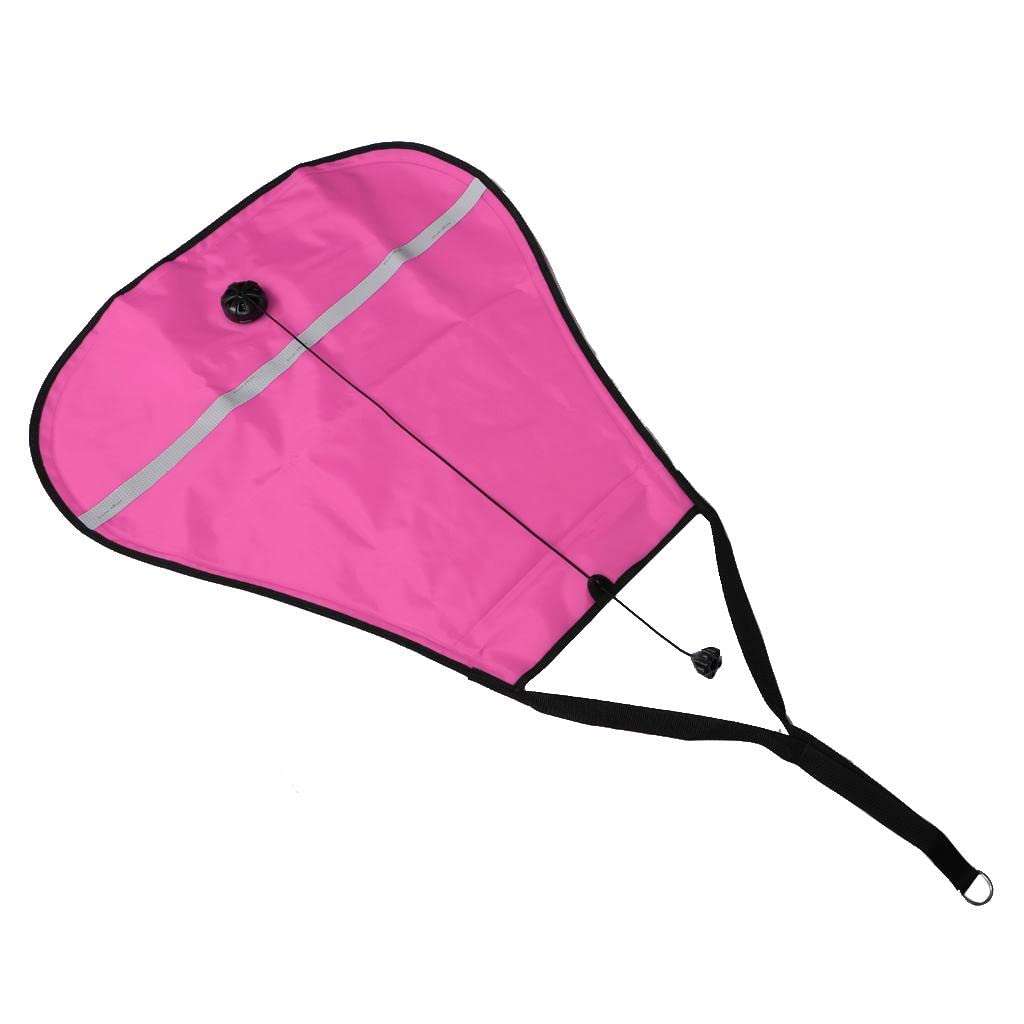 UJEAVETTE Deluxe Nylon 70lbs Salvage Lift Bag with Dump Valve for Scuba Diving Pink 3