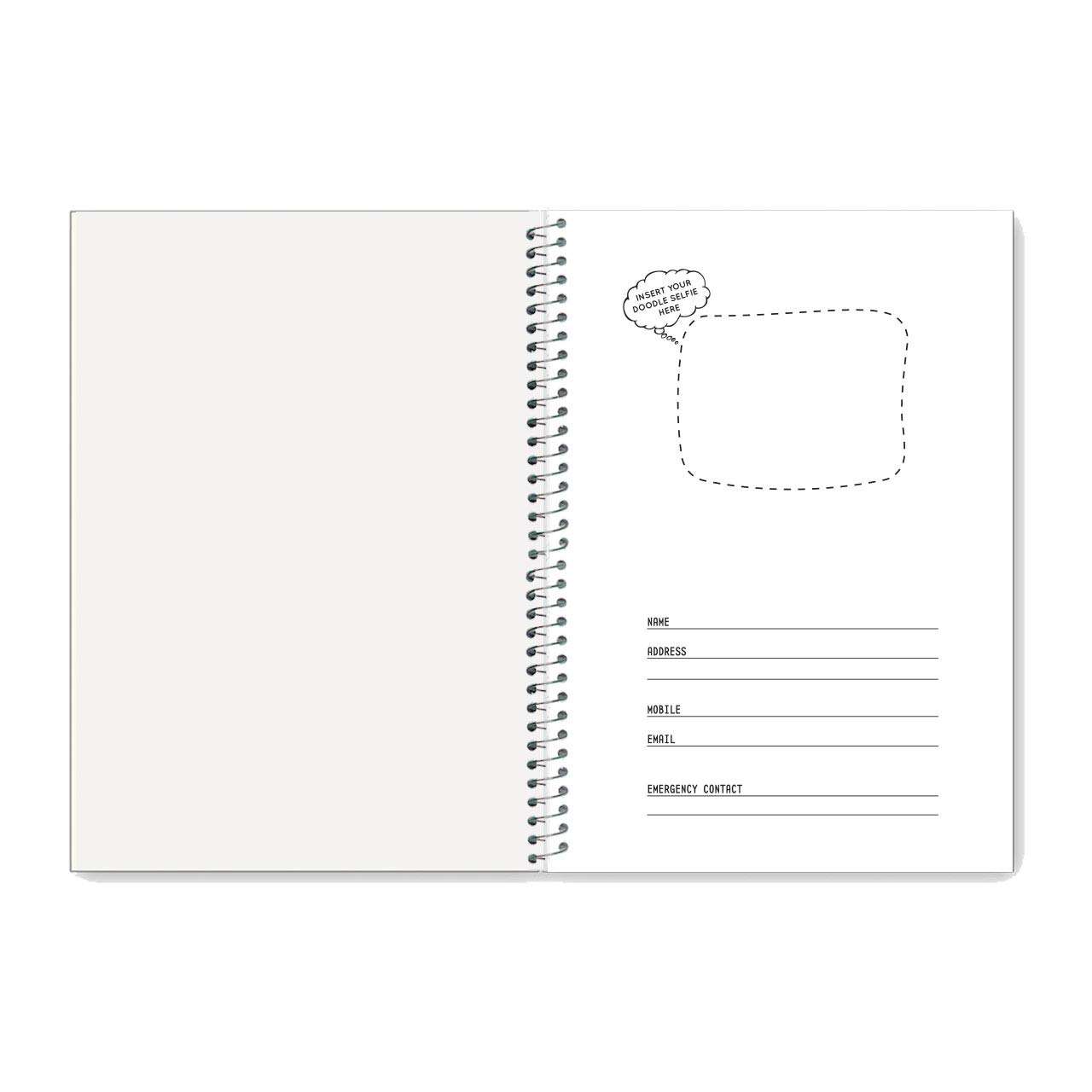 Luxor 5 Subject Spiral Premium Exercise Notebook, Single Ruled - (18cm X 24cm), 250 Pages, Pack of 3 5