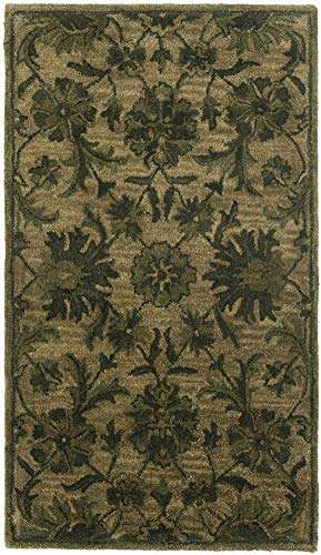 SAFAVIEH Antiquity Collection Accent Rug - 2'3" x 4', Olive & Green, Handmade Traditional Oriental Wool, Ideal for High Traffic Areas in Entryway, Living Room, Bedroom (AT824A) 1