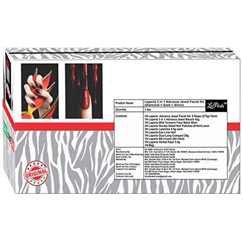 LAPERLA 3in1 Advance Jewel Facial Kit Combo Set of 14 GC571-By Adbeni 5