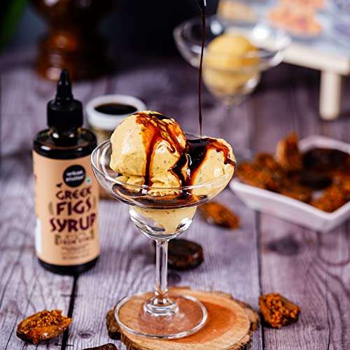Urban Platter Greek Figs Syrup, 200ml (Product of Kymi, Preservatives Free, 100% Figs, Natural Sweetener, Perfect for Desserts, Salads, Cocktails, Baking) 5