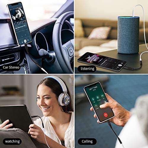 Headphone Adapter, Aothing USB C to 3.5mm Jack Aux Audio Dongle Cable Cord Compatible for iPad Pro Samsung Galaxy S21 S20 S10 Note 20 10 9 2