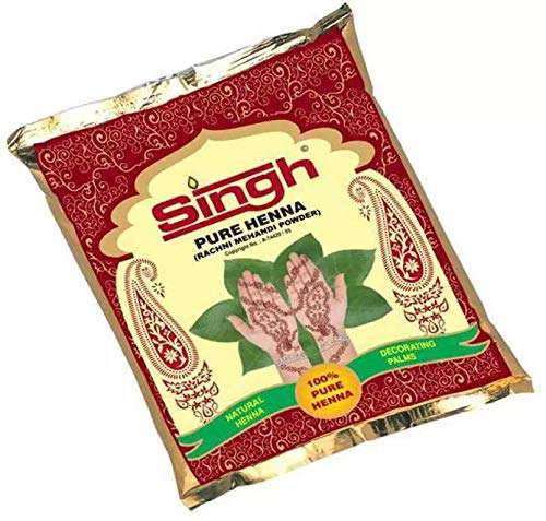 Singh Pure Henna Rachni Mehandi Powder, 1kg - Brown 1