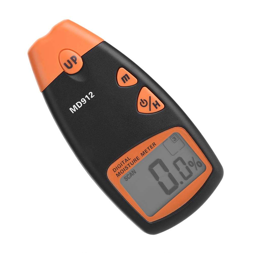 Detector Wood Moisture Meter Water Light Indicating Humidity Tester LCD 2 4 Pin Dampness Damp for Wood Building Material Firewood Paper Floor 6