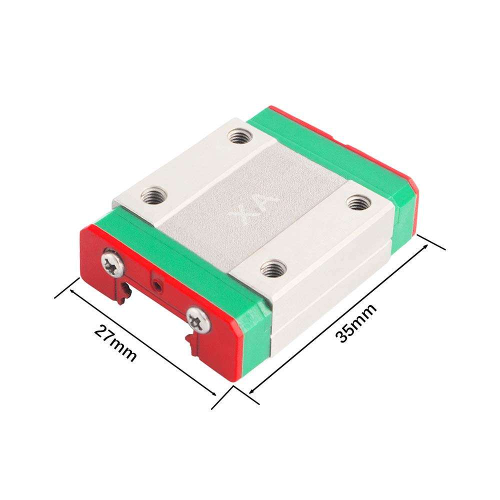 MGN12 Linear Rail Guide 400mm Linear Sliding Guideway with MGN12C Sliding Block for 3D Printer and CNC Machine (C-Type) 3