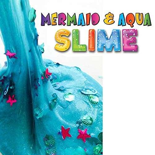TOYIQ Mermaid &Aqua Slime (DIY Slime kit Make Your own Mermaid and Aqua Slime Making Kit for Kids | 6 Years and Above | Art and Craft Fun Activity Set for Children for Girls and Boys 3