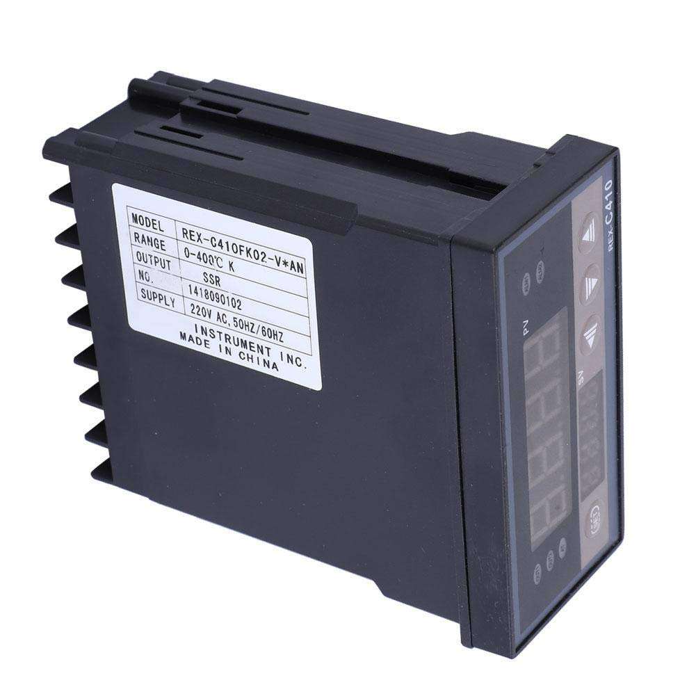 TANGIST Voltage Delay Temperature Controller AC220V Digital Temperature Controller SSR/Relay Control Output for Electricity, Chemicals, Injection Molding, Packaging, Food, Incubators, Ovens(SSR) 5