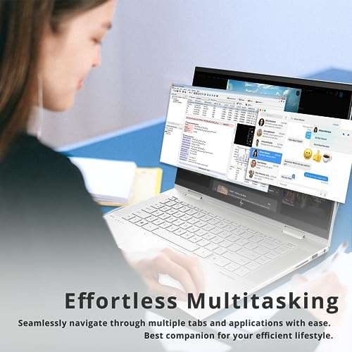 HP Envy x360 Convertible 2-in-1 Laptop, 15.6" FHD Touchscreen Display, Intel Core i5-1135G7, 32GB RAM, 2TB SSD, Backlit Keyboard, Iris Xe Graphics, HD Webcam, WiFi 6, Win 11, Silver, 32GB USB Card 5