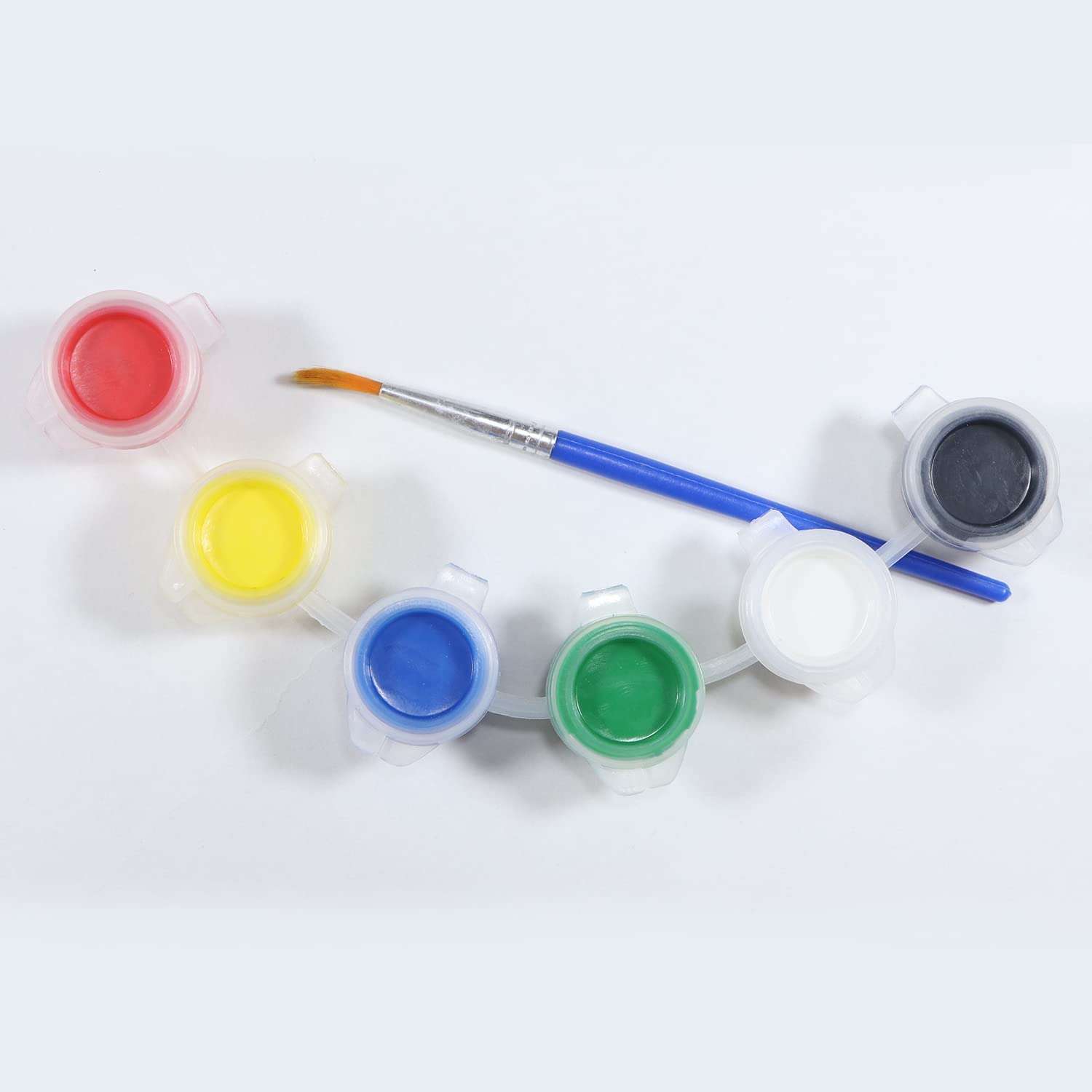 Inllex DIY Art Plaster Painting Kit for Kids, DIY Activity Kit, Art Kit with Brush, 6 Paint Pots for Kids, Students, Children, Artists/ Fish Colored Drawing Fun Toys for Kids Educational Learning Games for Gift 5