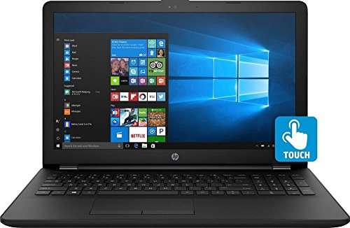 HP Notebook 15.6 Inch Touchscreen Premium Laptop PC, 7th Gen Intel Core i3-7100U 2.4GHz Processor, 8GB DDR4 RAM, 1TB HDD, SuperMulti DVD Burner, Bluetooth, Windows 10 (Renewed) 1