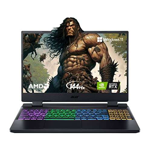 Acer Nitro 5 Gaming Laptop AMD Ryzen™ 7 7735HS Octa-core Processor- (8GB/ 512 GB SSD/NVIDIA GeForce RTX 3050 4GB Graphics/Windows 11 Home) AN515-47 with 39.6 Cm (15.6 Inch) IPS Display 2