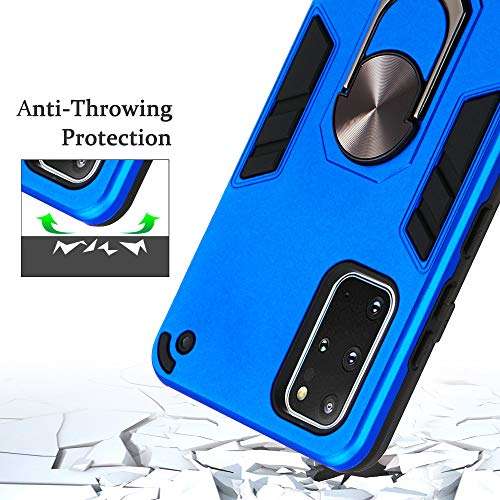 Minkuke for Samsung Galaxy A91 / S10 Lite Case (2020) Hard Armor with Stand 2 in 1 Mixed Protection Fashion Phone Cases (Black) 6