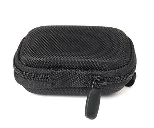 WGear Designed Protective Case for Hearing Aid, Hearing Amplifier, Personal Sound Amplifier, Hearing Device, Listening Device, Strong Mini Case with Mesh pocket, Universal design (Ballistic Black) 3