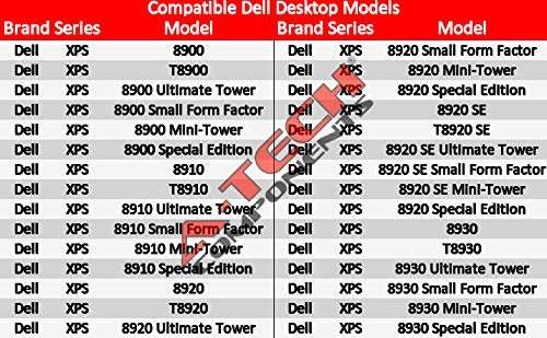 A-Tech 16GB Kit (2 x 8GB) for Dell XPS 8930 T8930 8920 T8920 8910 T8910 8900 T8900 Desktop Computer Memory Ram Modules 3
