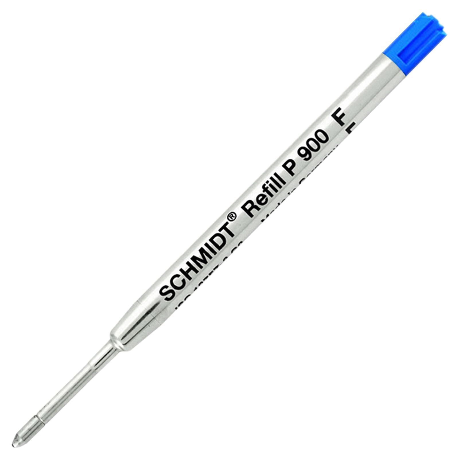 Schmidt P900 Parker Style Ballpoint Pen Refill - Blue Ink (Fine Tip 0.6mm) 1