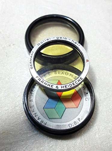 RM Camera ROLLEIFLAX Lens Filter Light ELOW Color COTING Filter-Used 1