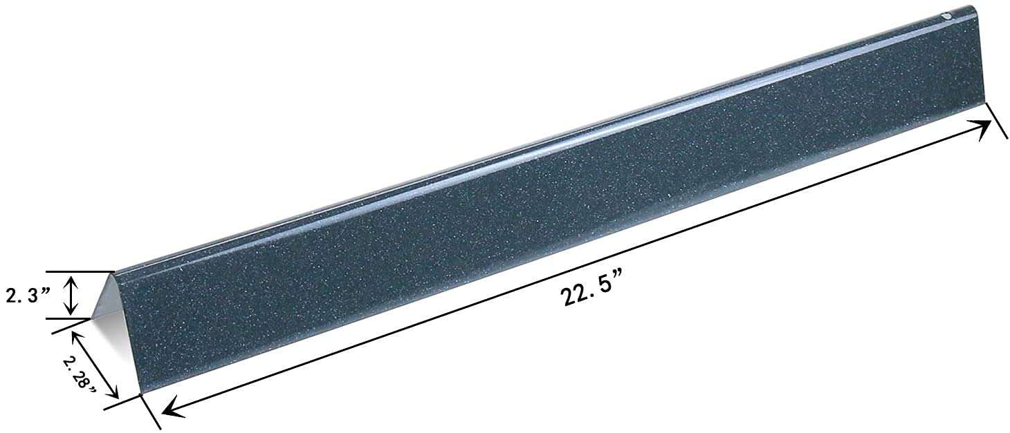 Grisun 7536 Flavorizer Bars for Weber Spirit 300, E310, E320, Genesis Silver B C, Genesis Gold B C Gas Grill (with Side Control Knobs) 22.5 Inches, 16GA Porcelain Enameled Flavor Bar 7537, 65903 2