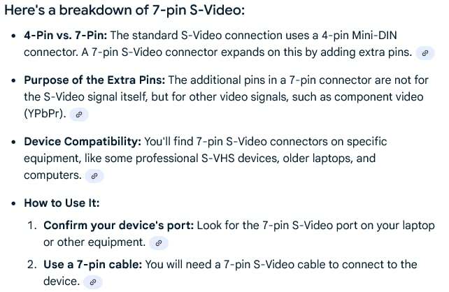 Kyper 7-Pin S-Video to HDTV / 3 RCA RGB (Red, Blue, & Green) Component HDTV Video Cable 2