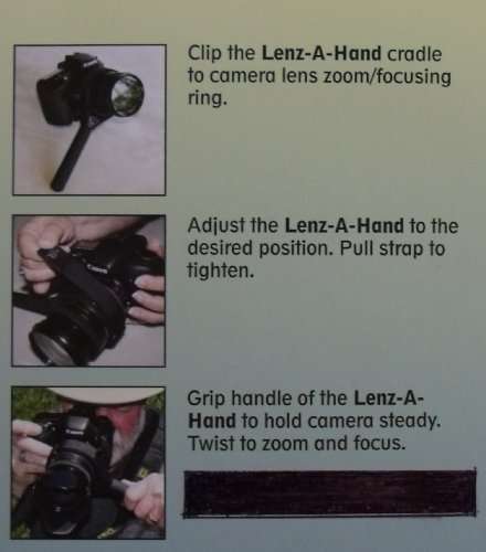 LenZa Lenz A Hand, Helps Hold and Stabilize your Camera and Lens 3