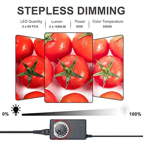 Photo Light Box 24x24x24 inch, Photo Box Photography Professional 120 LED Light Shooting Tent Table Top Lighting Kit with 6 Background Papers 3