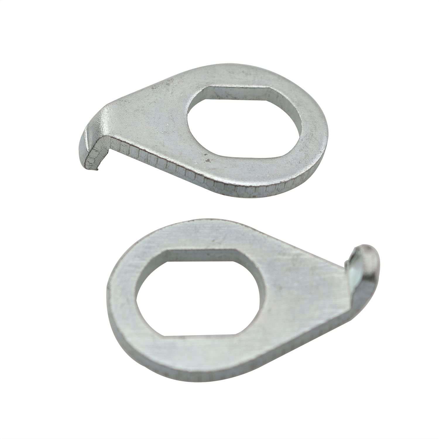 PZRT 2pcs Bike Wheel Hub Hook Washer Bicycle Hub Safety Washer Hub Retaining Clip for Front Wheel, Silver 3