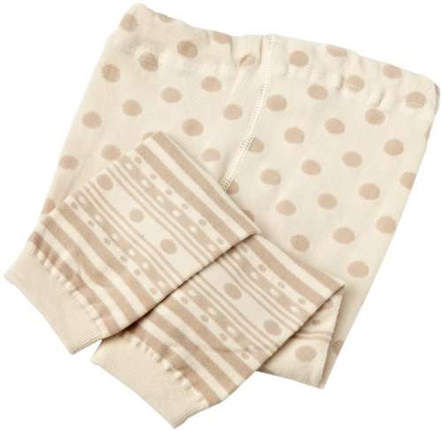 Jefferies Socks Baby-Girls Newborn Dotty Spotty Capri, Sand, 18-24 Months