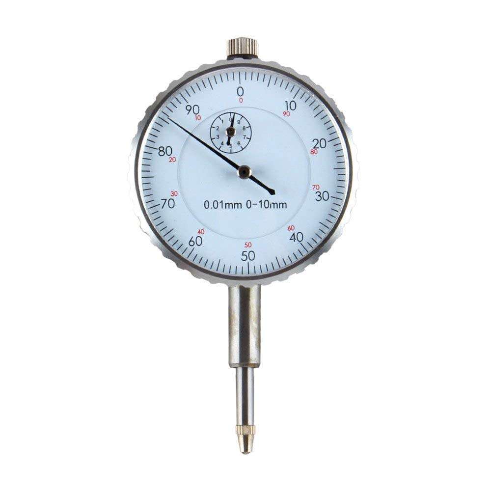 Hetai 0.01mm Dial Test Indicator Precision Tool Dial Test Indicator Gauge Round Dial Indicator Accuracy Measurement 1