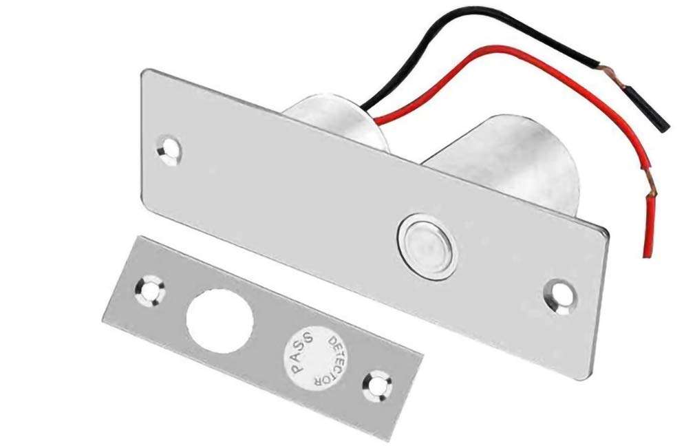 LBS Mini Stainless Steel Fail Safe NC Electric Drop Bolt Door Lock Deadbolt Strike for Door Access Control System 5