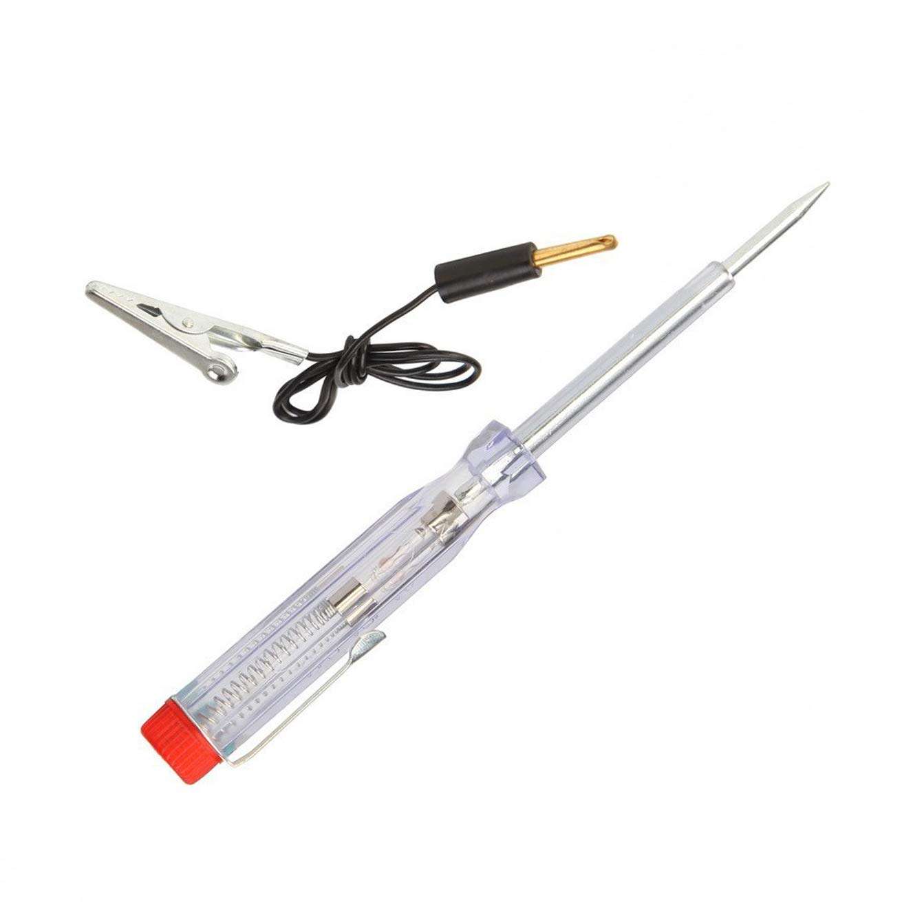 WEPECULIOR Car Motorcycle Electric Circuit Tester DC6-24V 12V Voltage Auto Vehicle Gauge Test Light Repair Tools 1