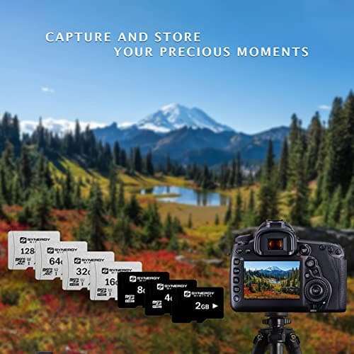 Synergy Digital 16GB Micro SDHC Secure Digital UHS-I Memory Cards, Compatible with Motorola Droid Razr M 4G LTE Cell Phone - Class 10, U1, 95MB/s, 300 Series - Pack of 5 3