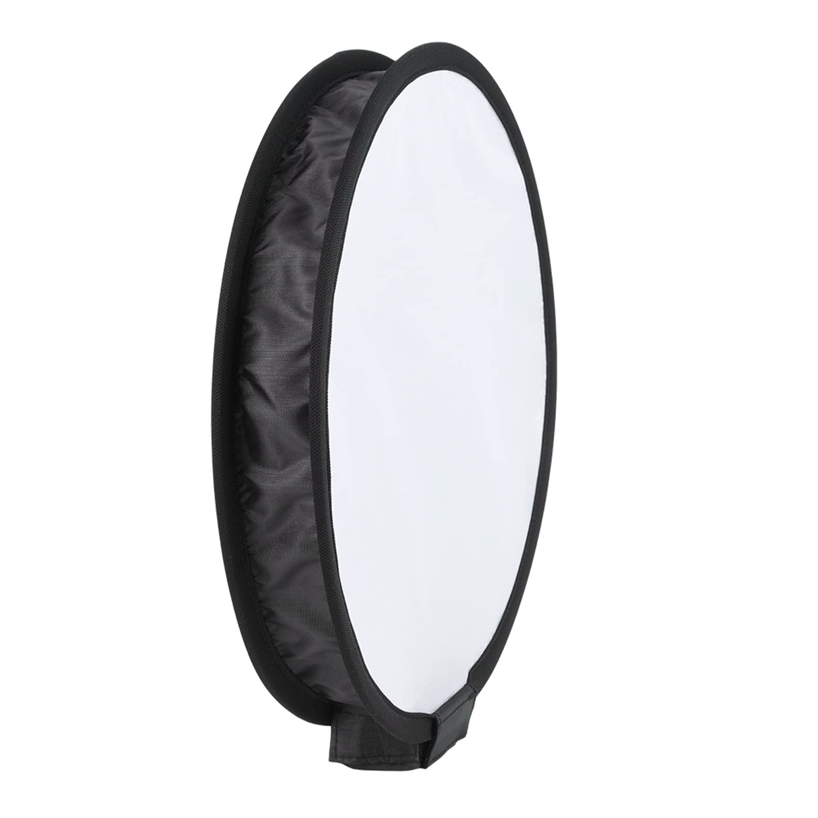 Estink Round Softbox Diffuser, 40CM/15.75 Nylon Portable Studio Flash Diffuser Light Softbox Foldable Round Shape Speedlite Softbox Diffuser with Carrying Bag for Camera Flash Light 1