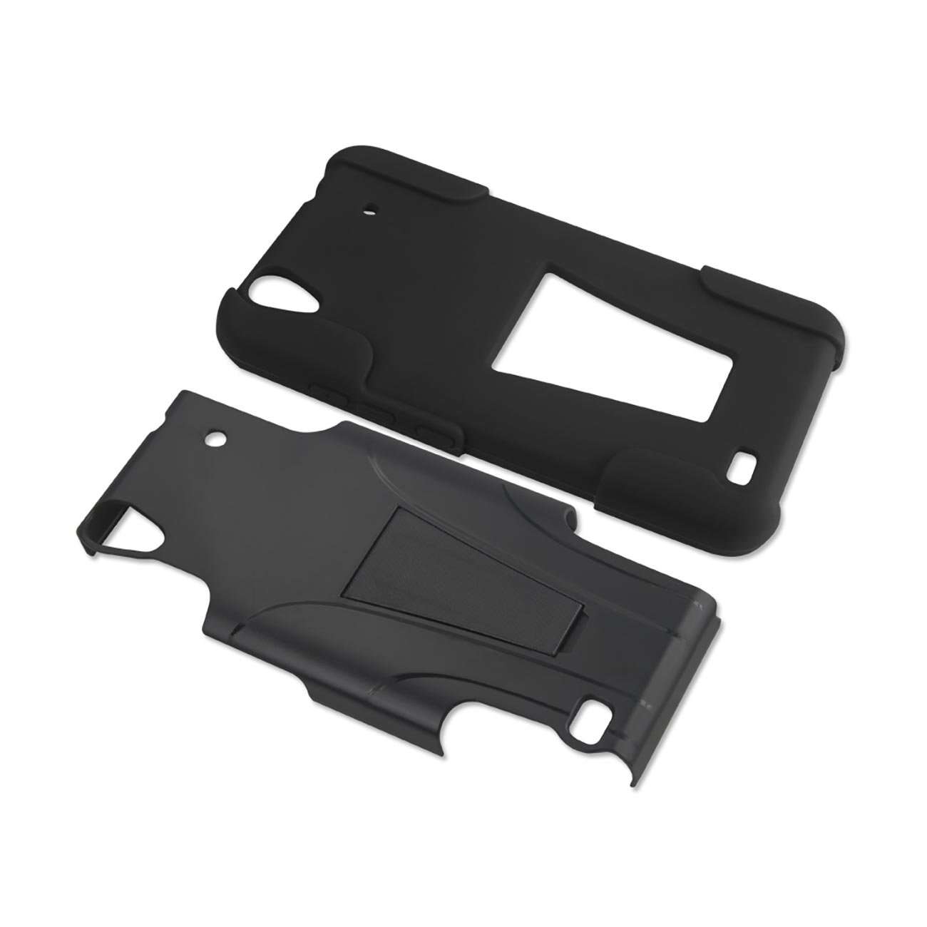 Reiko Silicon Case Protector Cover for ZTE Quartz Z797C - Retail Packaging - Black 3