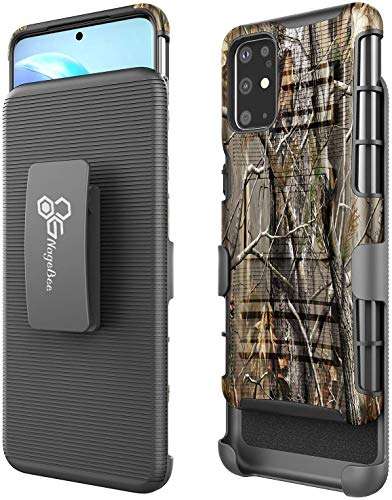 E-Began Case for Samsung Galaxy S20 Ultra /S20 Ultra 5G, Belt Clip Holster Kickstand Protective Hybrid Cover Heavy Duty Armor Defender Shockproof Rugged Phone Case (2020 Release 6.9 inch) -Camo 2