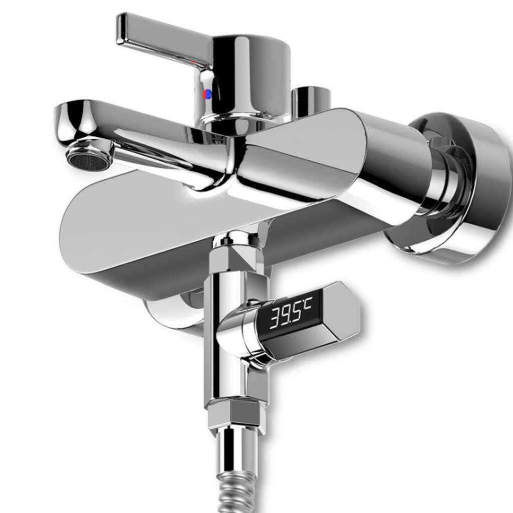 XISAOK LED Display Home Water Flow Faucet Shower Thermometer Temperature Monitor Baby 6