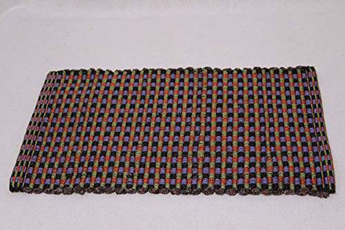 Shankara Cotton Bath Mat for Home Entrance Pack of 5 (Multi, 16X24 Inch) 4